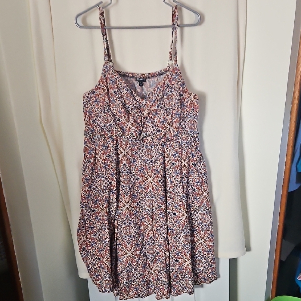 Torrid Floral Spaghetti Strap Dress